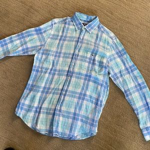 Vineyard Vines mens linen long sleeve shirt